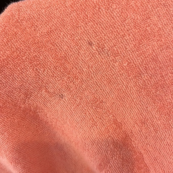 Paperoc | Pink Coral Terry Cloth Y2K Mini Skirt | Size Large - Picture 7 of 8